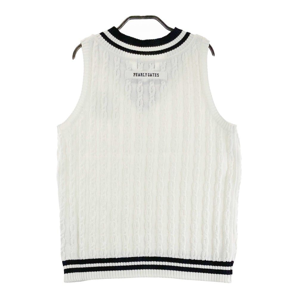 サイズ：2 PEARLY GATES パーリーゲイツ Vネック ニットベスト