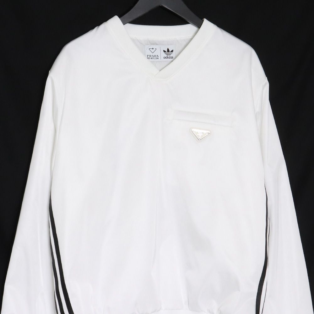 prada adidas ナイロンスウェットシャツ