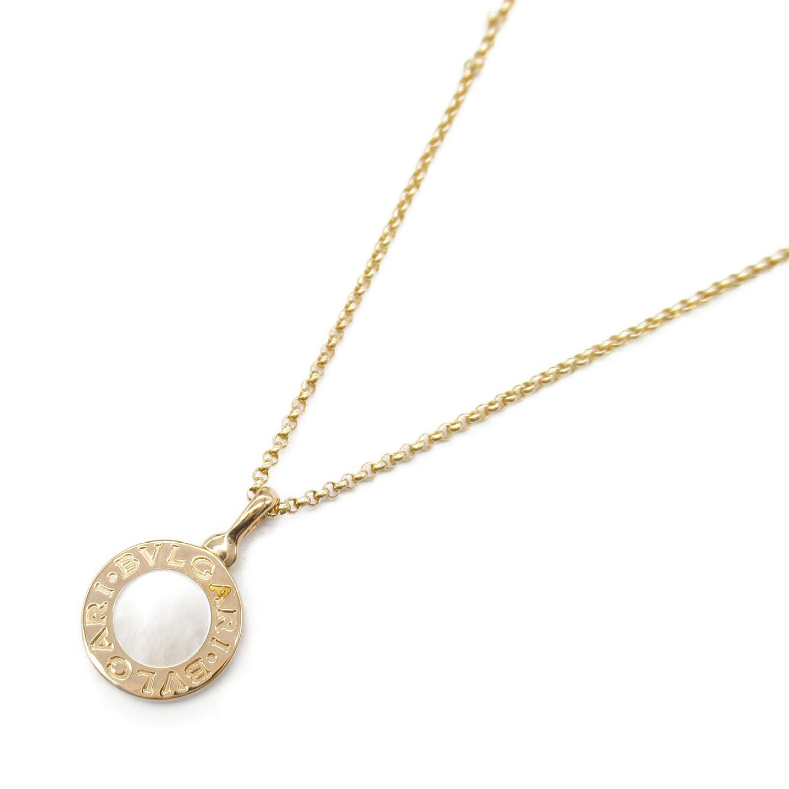 BVLGARI ブルガリ ブルガリブルガリ ネックレス マザーオブパール ネックレス