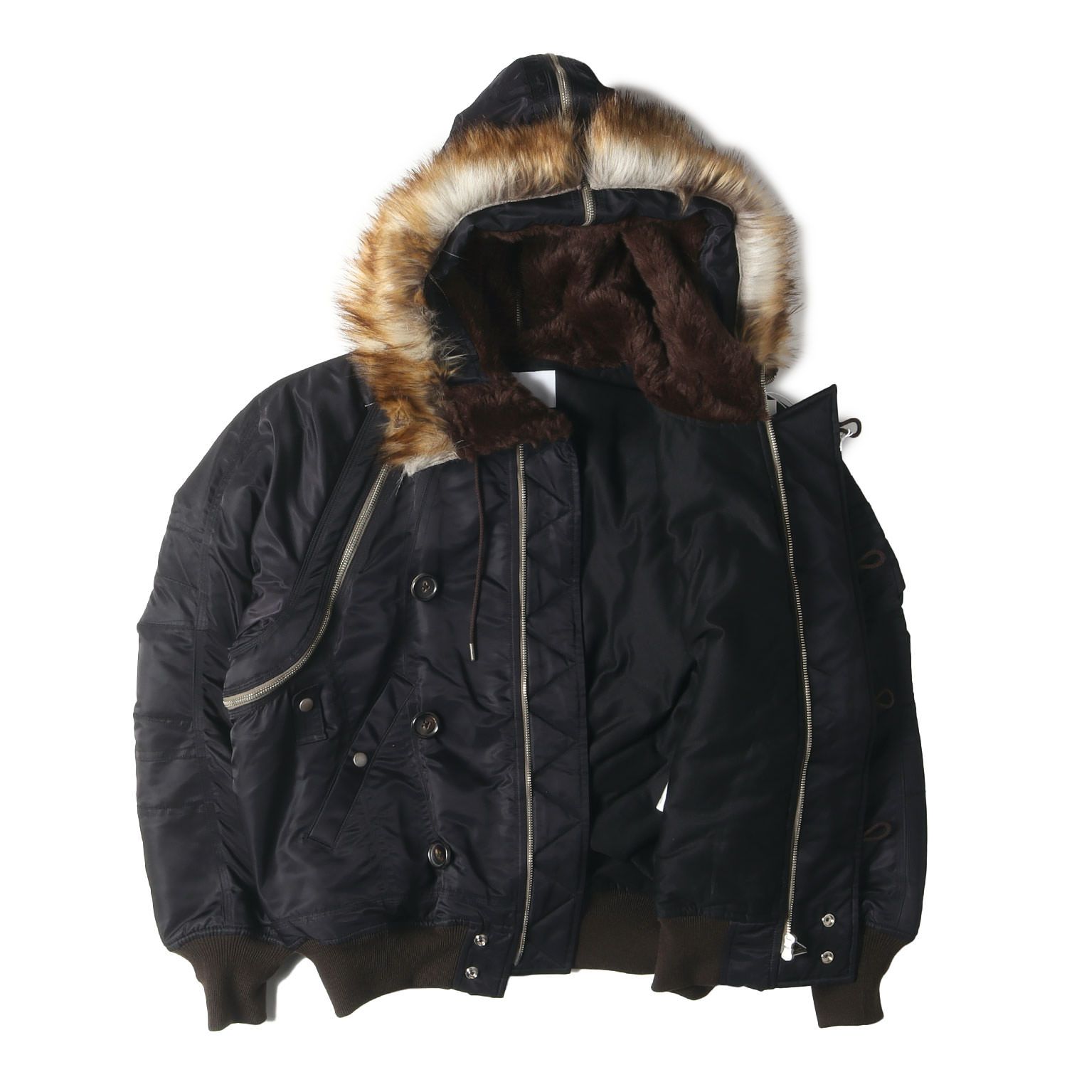 SUGARHILL |メルトン フライトジャケット | 2 | ブラック SUGARHILL