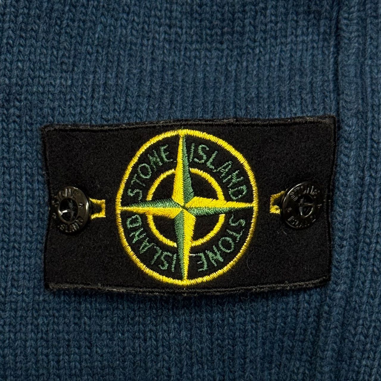 STONE ISLAND スタンドカラー 腕章 ニットブルゾン ジップアップ