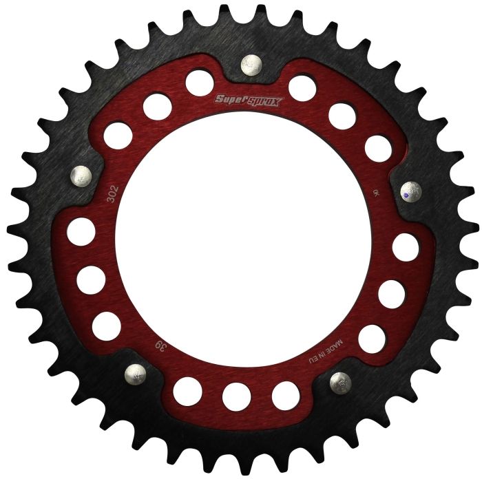 3営業日で発送 スーパースプロックス Supersprox SPX REAR STEALTH 302-39T RED