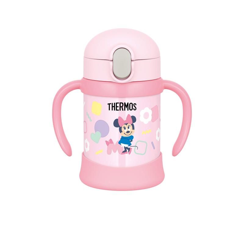 サーモス THERMOS まほうびんのベビーストローマグ FJL-250DS ピンク P ミニー 250ml