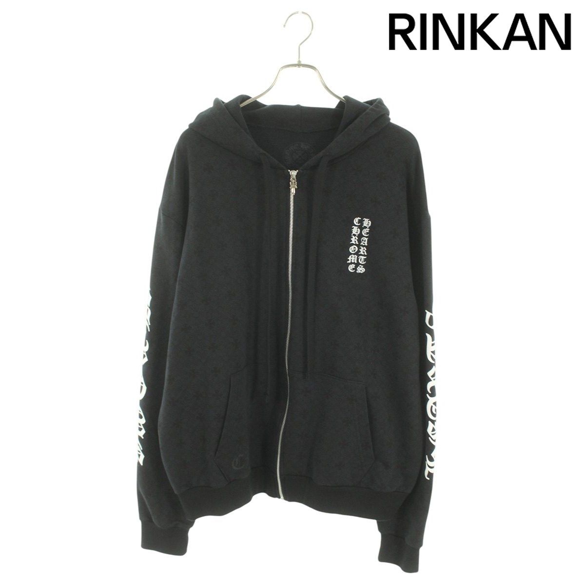 クロムハーツ  SWTSHRT HD ZIP ジップパーカー CHプラス総柄バックホースシュープリントジップパーカー メンズ XL 【2/27～3/18 タイムセール】