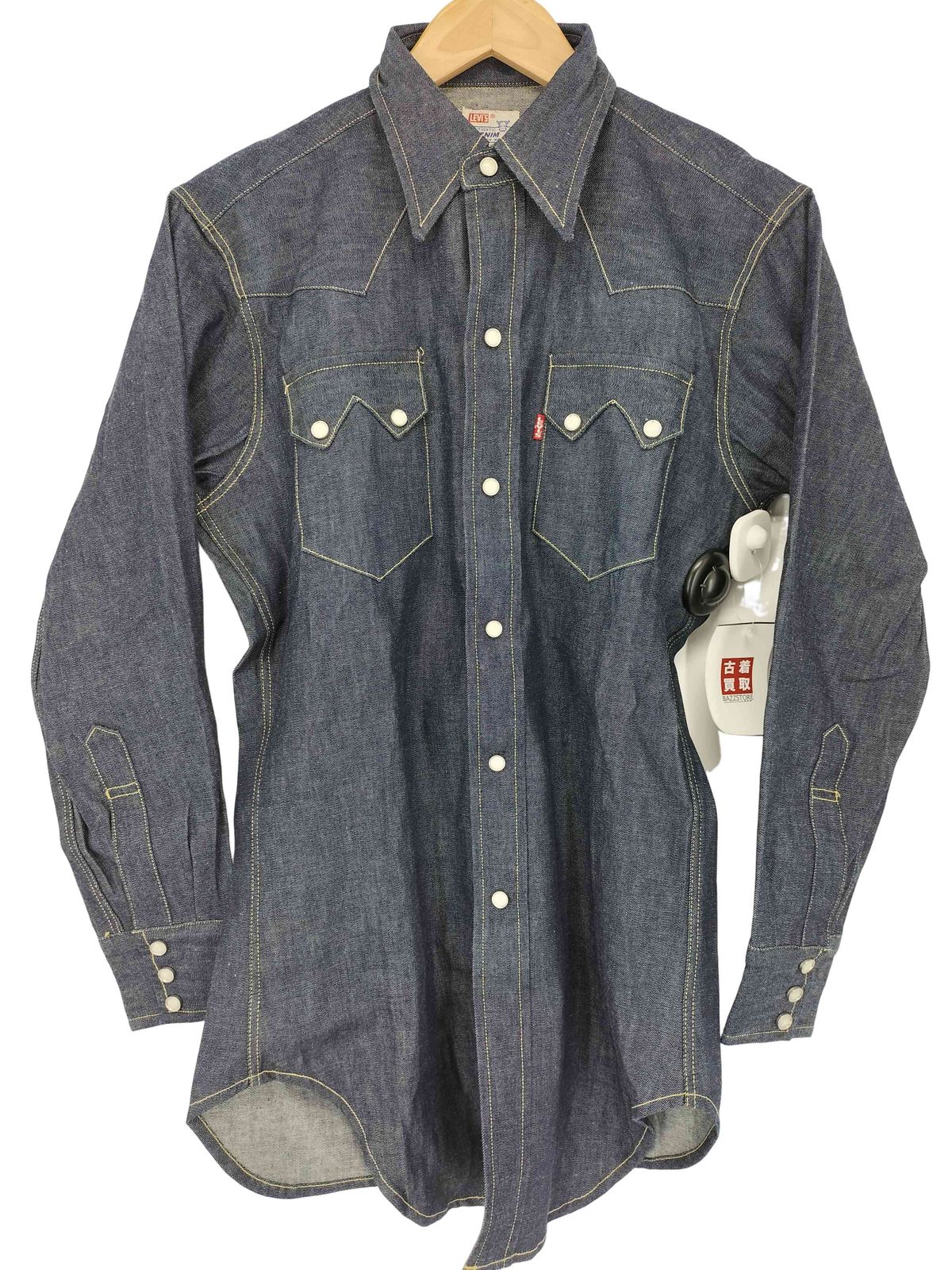 LEVI'S 90s LVC ショートホーンデニムシャツ 555 USA製 Levi's(リーバイス) / 90s/ショートホーン/復刻/バレンシア/555