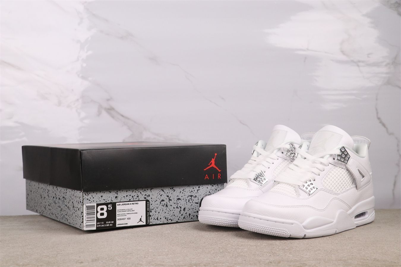今日 Air Jordan エアジョーダン 4 喬丹 4 エアジョーダン 4 308497-100 KIN-KAAI_COM
