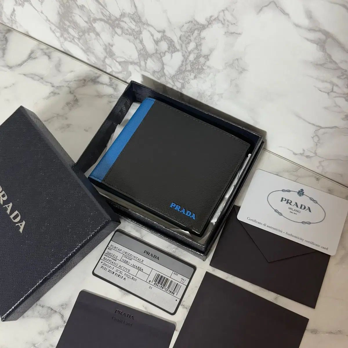 PRADA プラダ メンズ 二つ折り財布