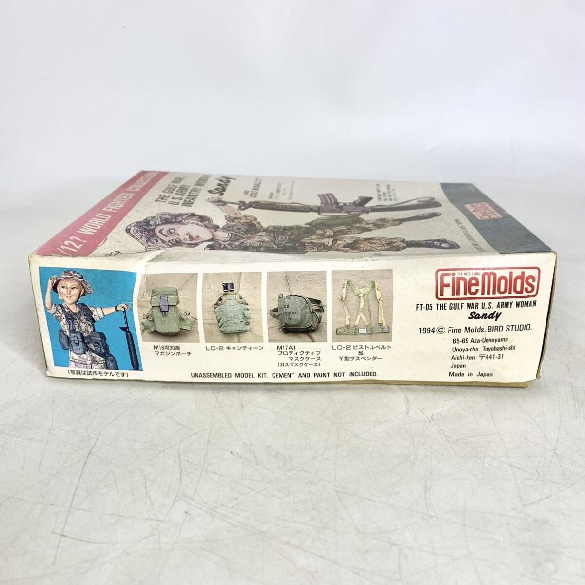 未組立 ファインモールド 1/12 湾岸戦争 アメリカ陸軍 女性兵士