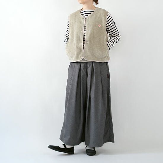 DANTON | フリース カラーレスベスト WOMEN - メルカリ