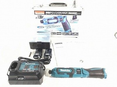 makita マキタ 7.2V 充電式ペンインパクトドライバ TD022DSHX 青 ブルー バッテリ2個 7.2V 1.5Ah 充電器 ケース付115171 HRDEVELOPMENT_JP