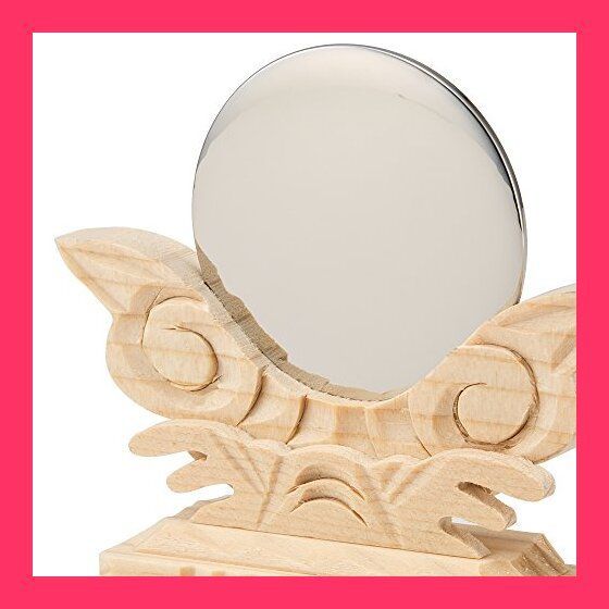 仏壇屋 滝田商店 神鏡(台付) 金属製「本鏡」 1.5寸(鏡径4.5cm・高さ8 神棚の里(Kamidananosato) 龍神彫り神鏡 15.5×15.5×7.5φ