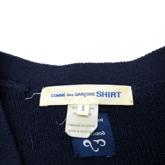 COMME des GARCONS SHIRT 20ss LOCHAVEN OF SCOTLAND CARDIGAN NAVY