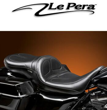 在庫状況かくにん Le Pera MAVERICK シート STITCH バックレスト無し/2002〜07年FLHT