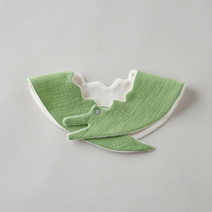  Hug youスタイ＆ガーゼケットメモリアルBOXギフト ワニ GR K 55-07612 スタイ よだれかけ ベビー服(~95cm)