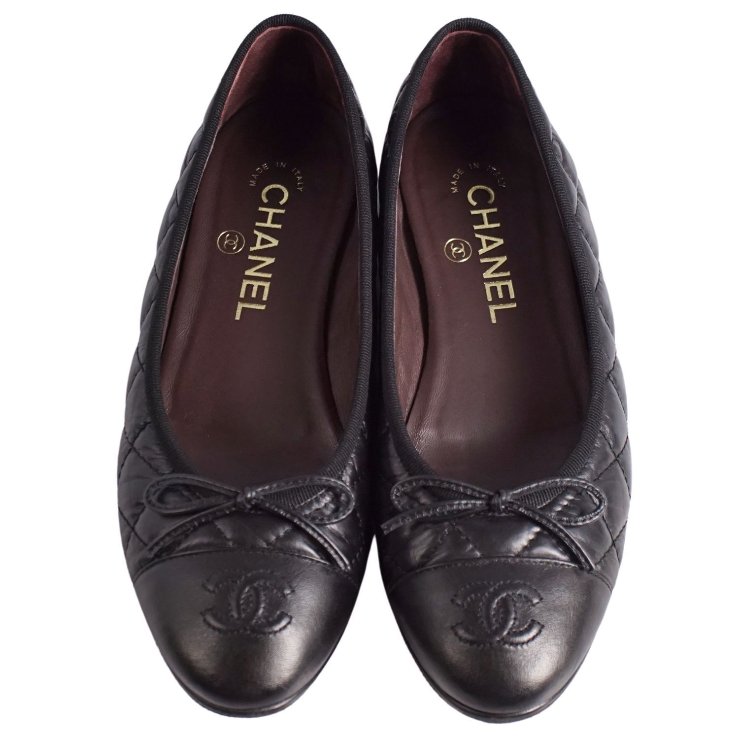  シャネル CHANEL パンプス バレリーナ G 26250 リボン ココマ ハイヒール パンプス パンプス