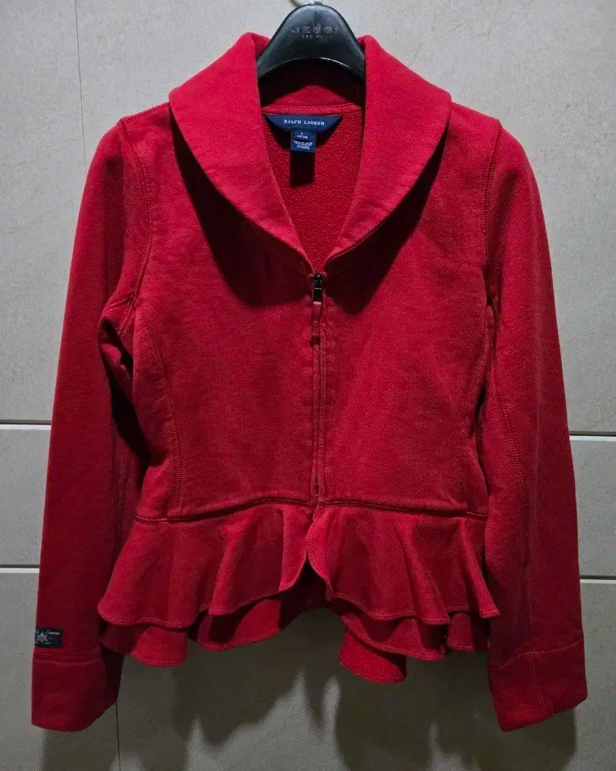 ベストコンディション ポロ ラルフローレンキッズ ジップアップ フリルカーディガン 140