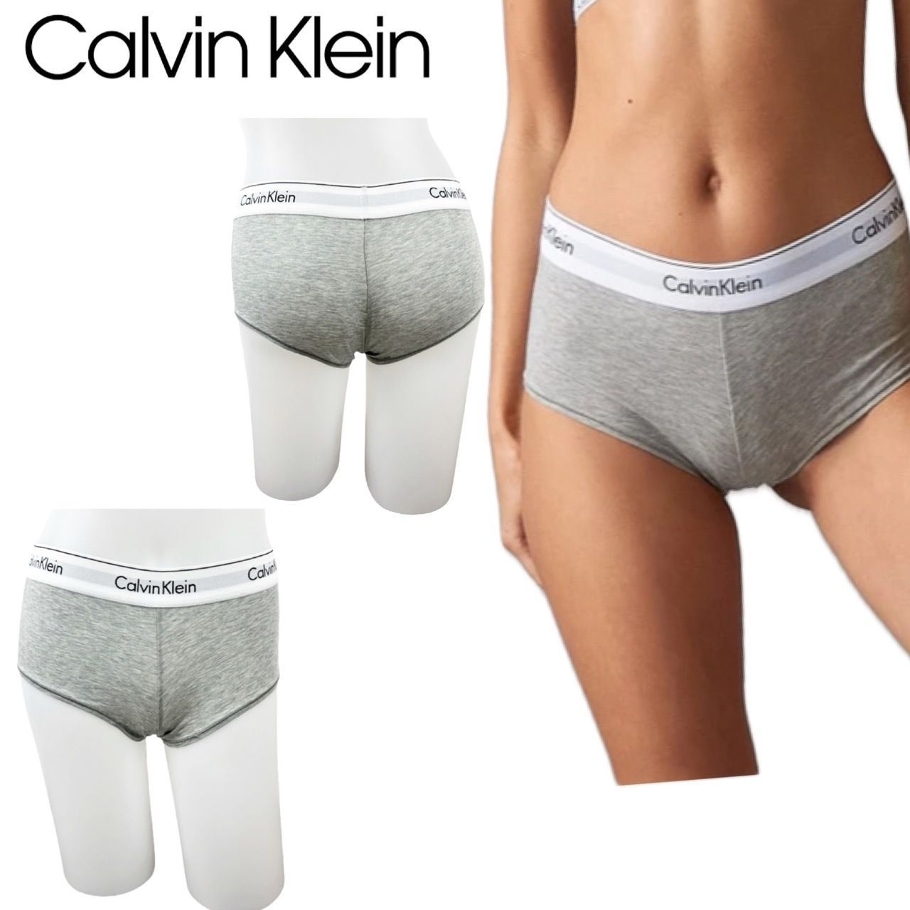 カルバンクライン Sサイズ レディース 3枚セット パンツ Boyshort カルバンクライン Sサイズ レディース 3枚セット パンツ