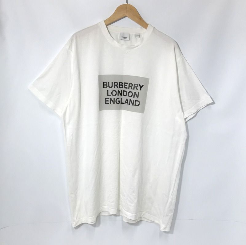 BURBERRY Tシャツ 半袖 カットソー ロゴプリント TEE クルーネック ショートスリーブシャツ 古着 Lサイズ バーバリー トップス  A11275◇ - メルカリ