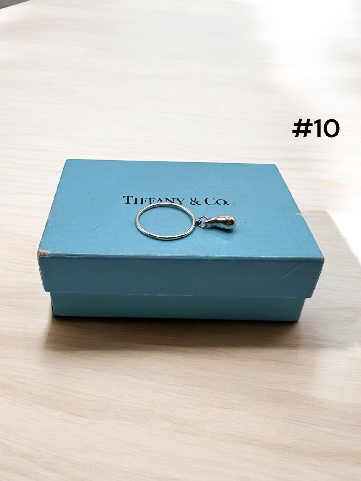 Tiffany & Co. ティアドロップ エルサ ペレッティ リング 10号 TIFFANY & Co ＃10 ティファニー tear drop ティアドロップ リング