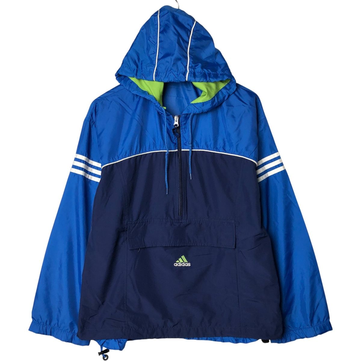 古着 90年代 アディダス adidas リップストップ アノラックパーカー メンズM相当 ヴィンテージ|eaa582861