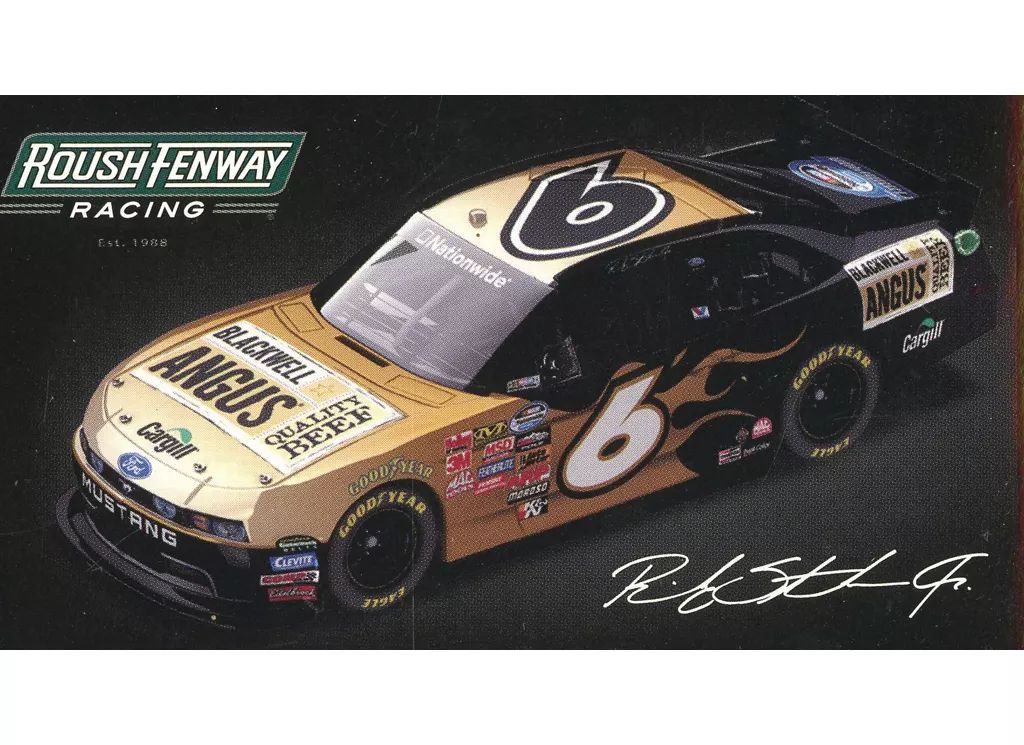 ミニカー 1|24 Ricky Stenhouse Jr. Blackwell Angus Nationwide Champ 2011 Mustang 6 ブラウン×ブラック ACTION RACING COLLECTABLES PLATINUM