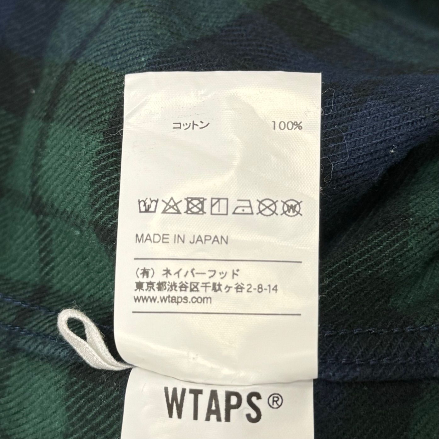 WTAPS ダブルタップス 19AW UNION LS SHIRT TEXTILE 192TQDT-SHM01 チェックシャツ 2 62943A -  メルカリ