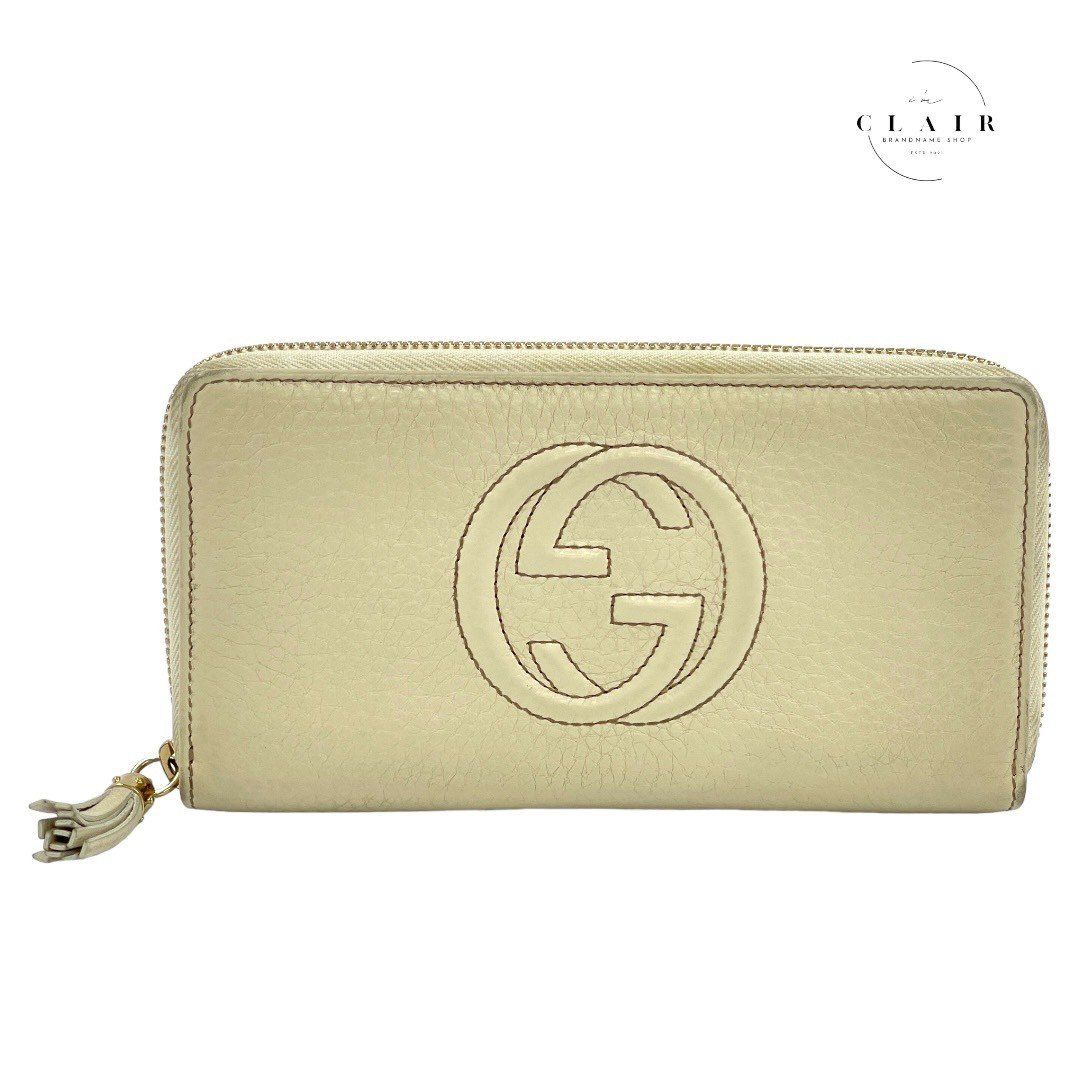 GUCCI 長財布 レディース ラウンドファスナー インターロッキング SOHO