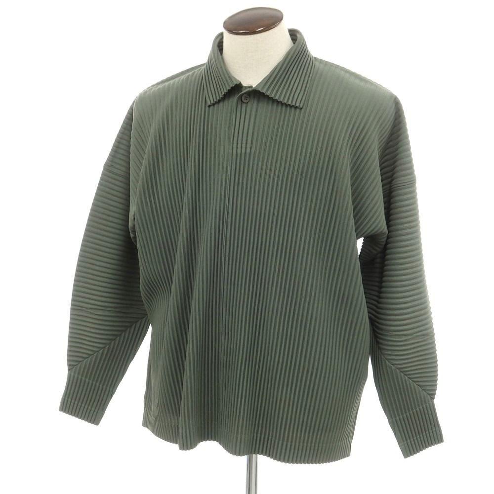 HOMME PLISSE ISSEY MIYAKE 長袖ポロシャツ Homme Plissé Issey Miyake メンズ ポロシャツ通販 - FARFETCH