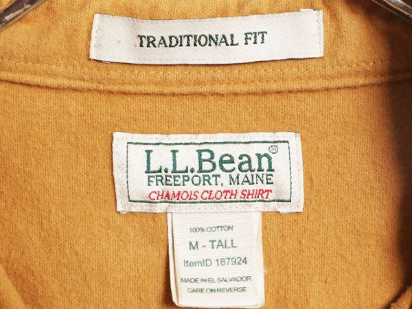 お得なクーポン配布中!】 LLBEAN コットン シャモア クロス 長袖