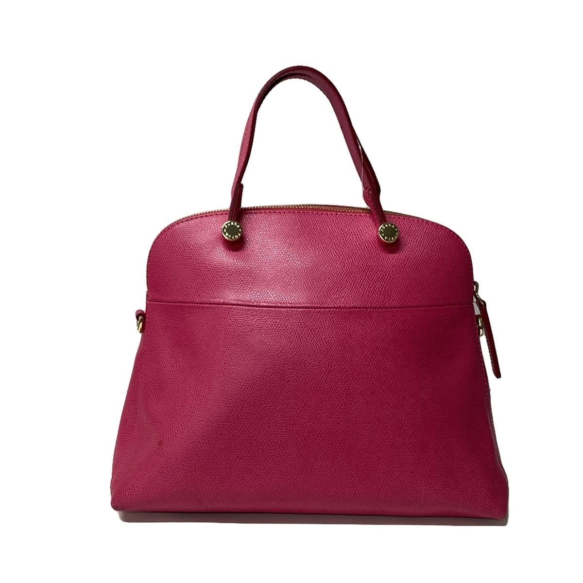 FURLA フルラ 2way ショルダーバッグ パイパー M うすく チャーム ピンク
