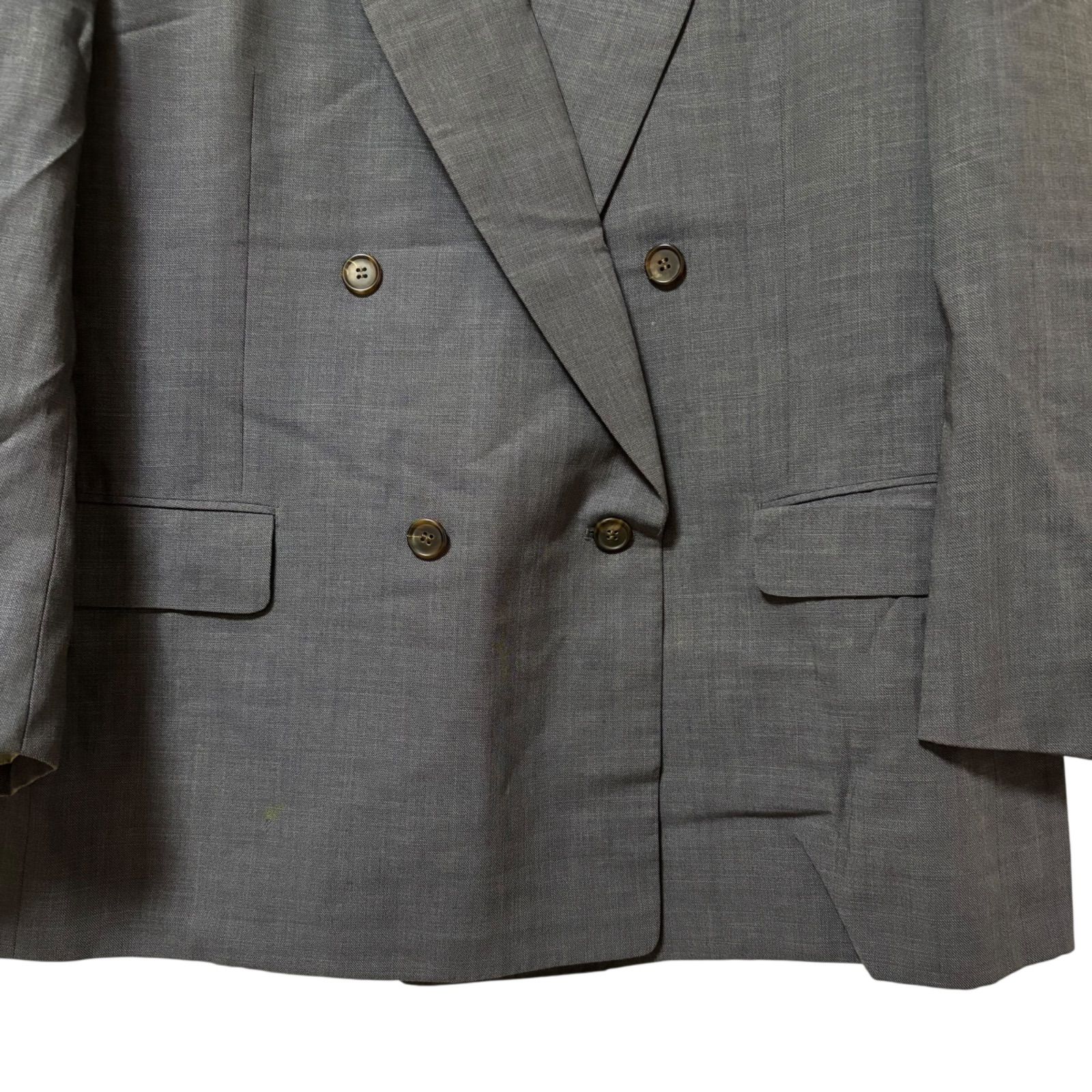 Z1539 jun ashida ジュンアシダ ダブルジャケット メンズ グレー