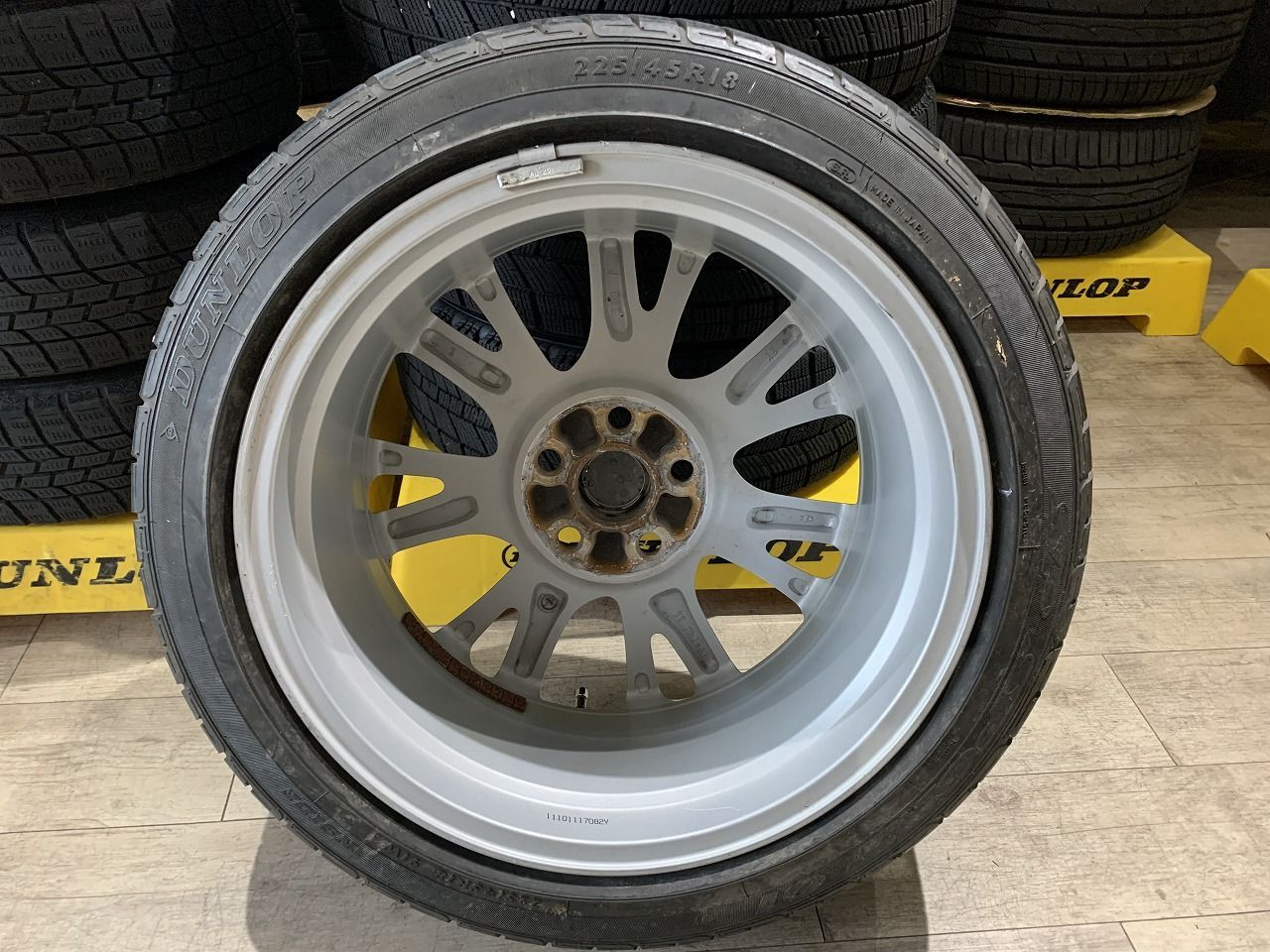 LEGZAS/レグザス 18インチアルミホイール 4本セット 18×7.5J 5穴