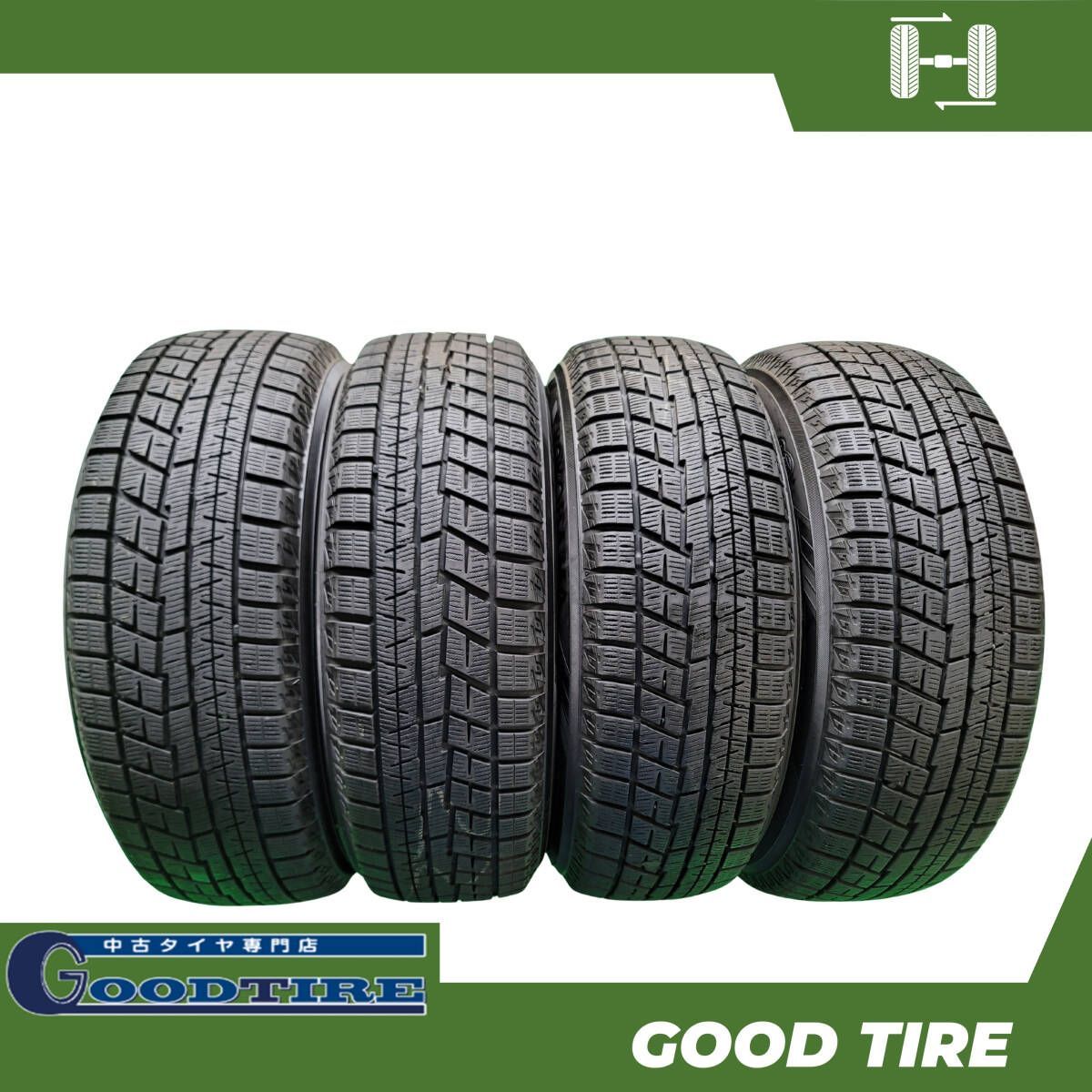 185 60R15 ヨコハマ ICEGUARD IG60 4本 製 8分山 タイヤ アクア フィット シエンタ 6933