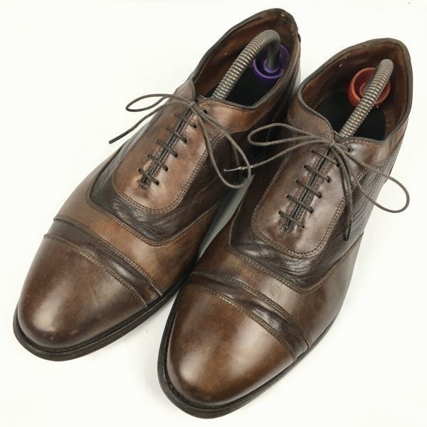 試着交換OK！AllenEdomonds/アレンエドモンズ　Vintage 　ストレートチップ/ビジネスシューズ〈ブラウン/茶/BROWN〉size28.5-29.5程度/メンズ//men's 菅NO.WZG-180 試着交換OK！AllenEdomonds/アレンエドモンズ Vintage ストレート