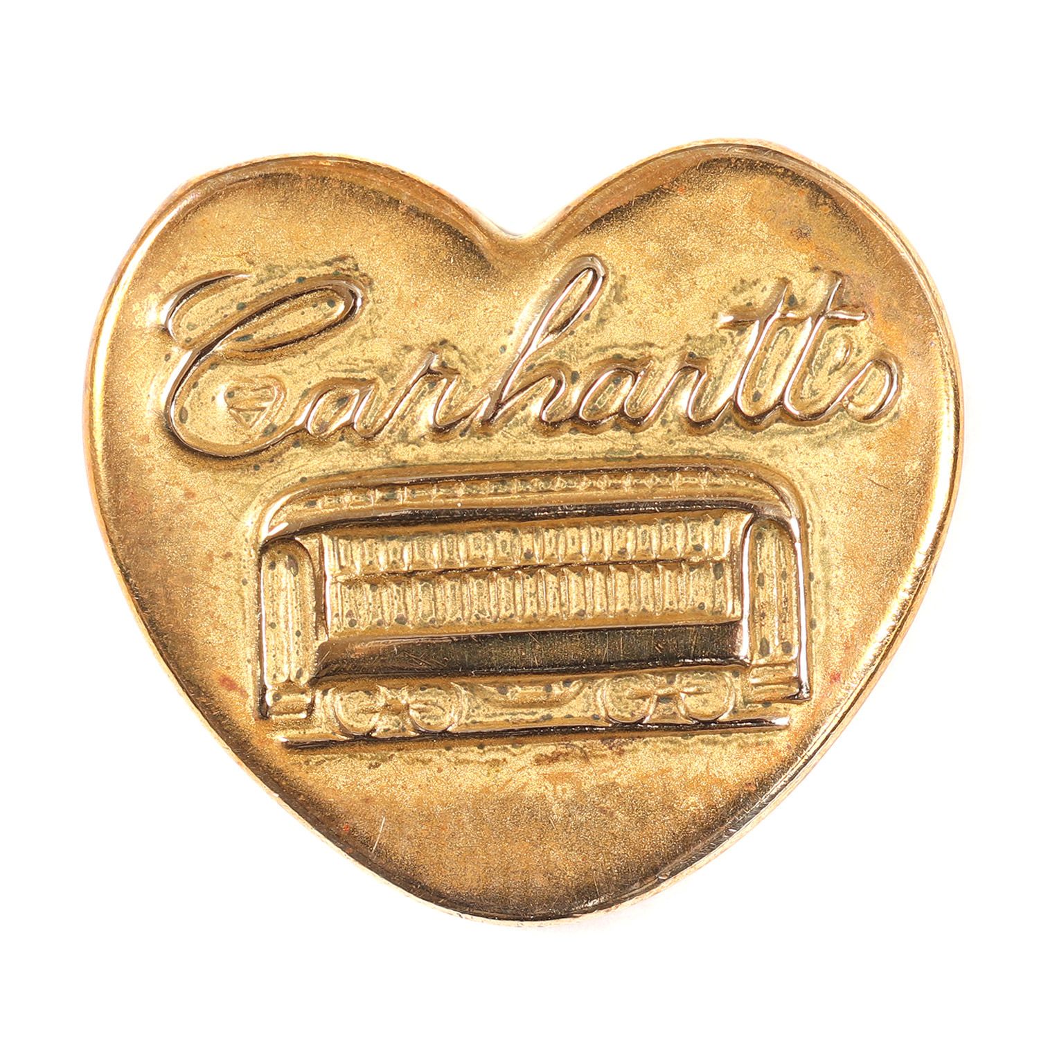 【雰囲気良し！】チェンジボタン CARHARTT ハートシェイプ  カーハート Carhartt Heartshape | crowbutton
