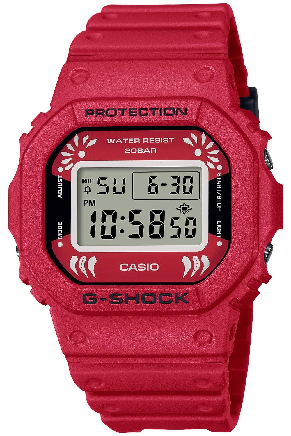 [カシオ] 腕時計 ジーショック ダルマ DW-5600DA-4JR メンズ レッド 