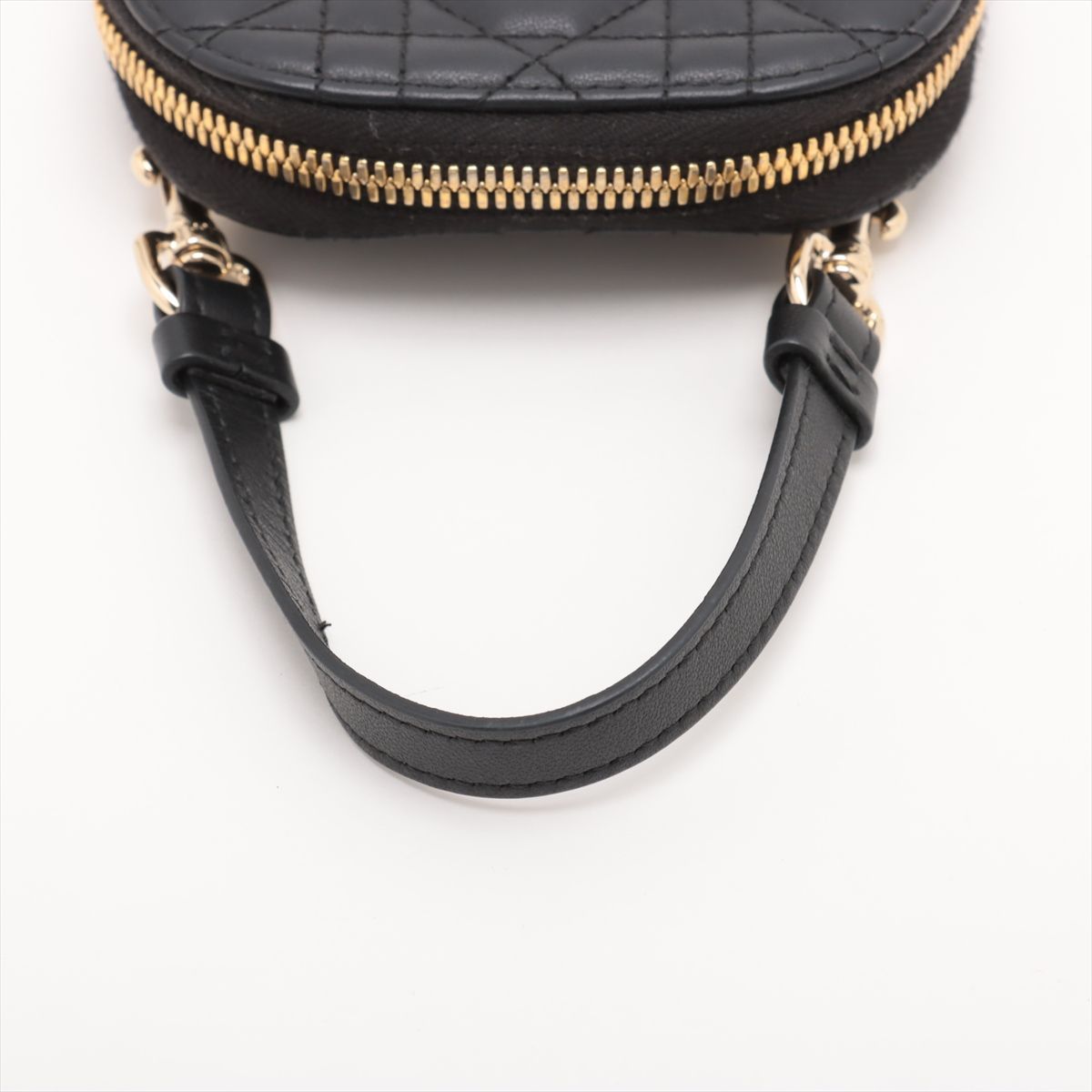 【Dior】ゴールドチェーン フォンホルダー ショルダーバッグ Christian Dior クリスチャンディオール カナージュ フォン