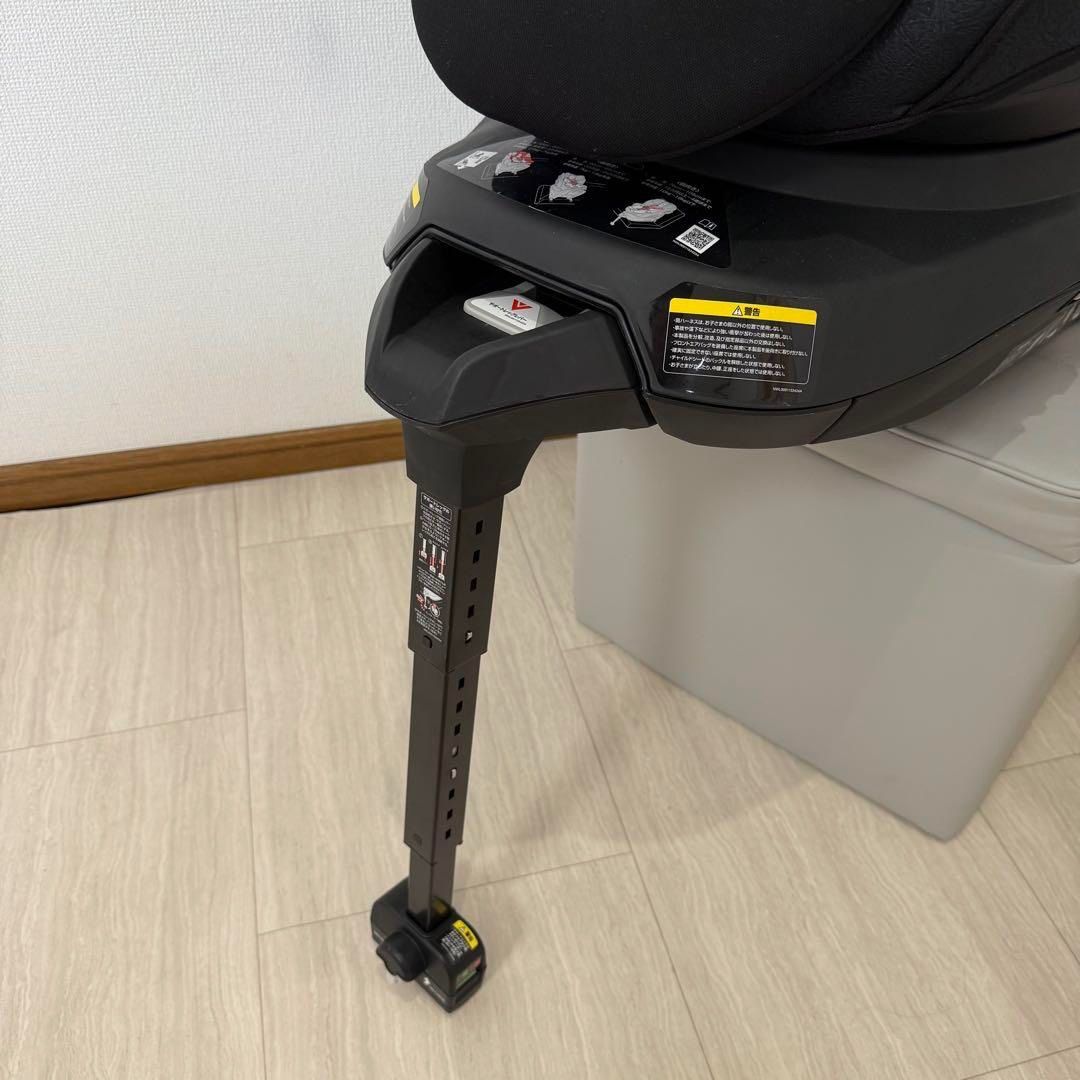 【美品】アップリカ　マモリラ ISOFIX チャイルドシート　ニンバスブラック 美品】アップリカ マモリラ ISOFIX チャイルドシート ニンバス
