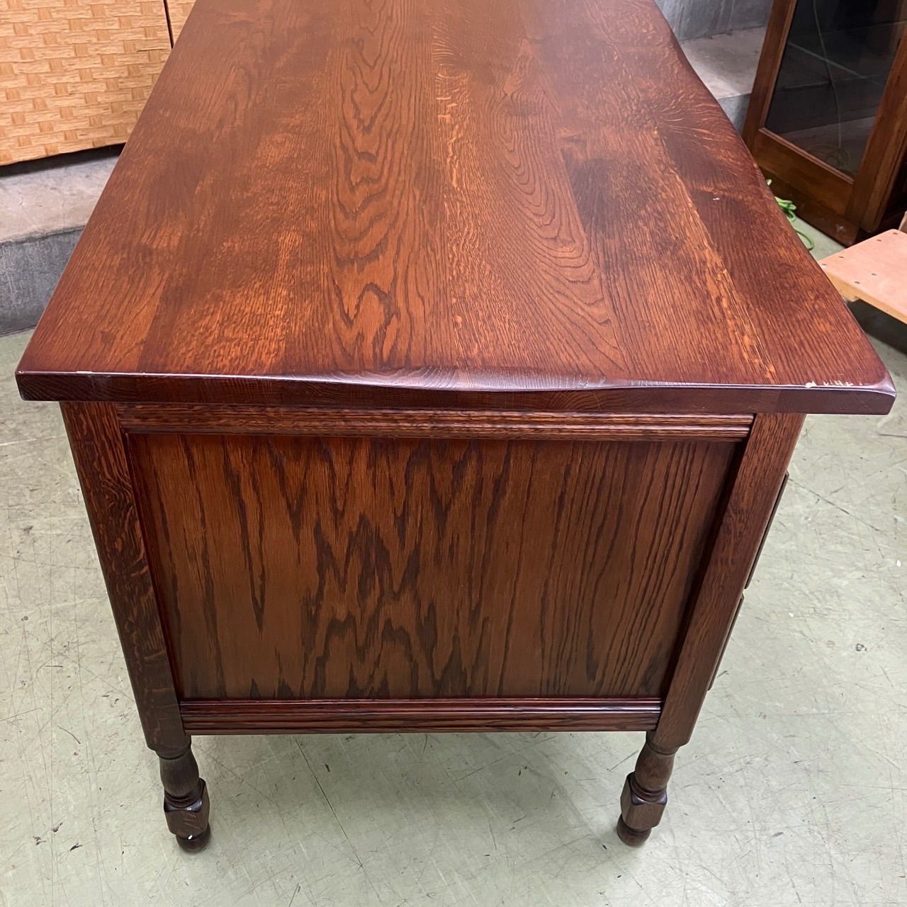 英国アンティーク調 書斎机