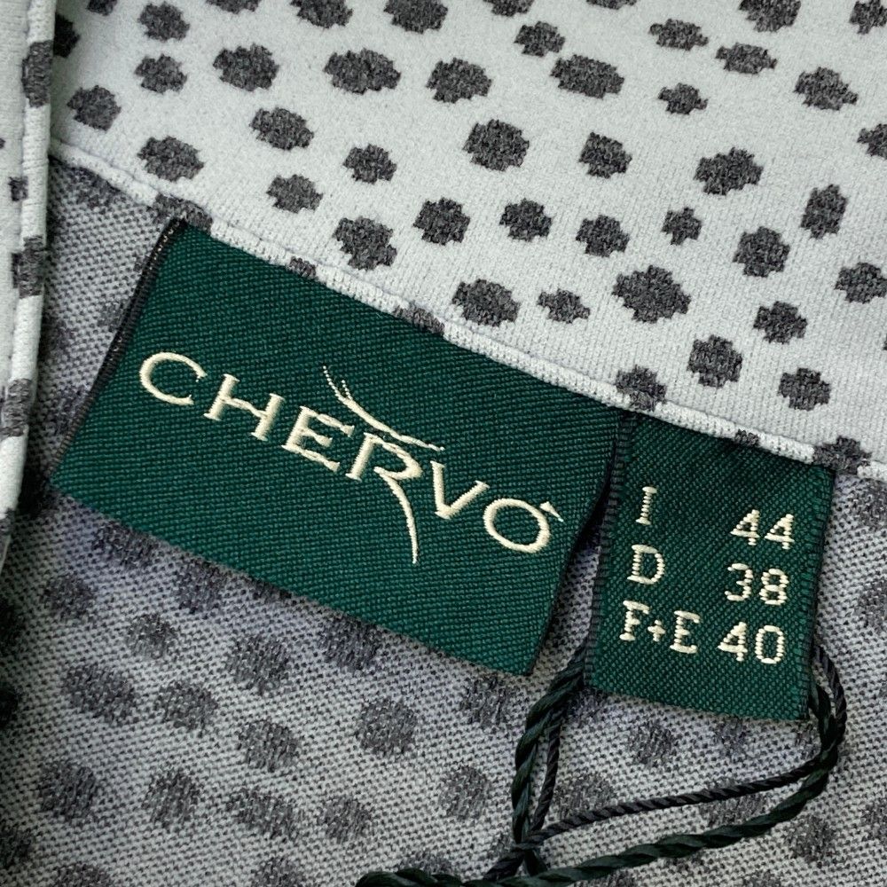 サイズ：44 CHERVO シェルボ 長袖ハーフジップTシャツ ブルー系