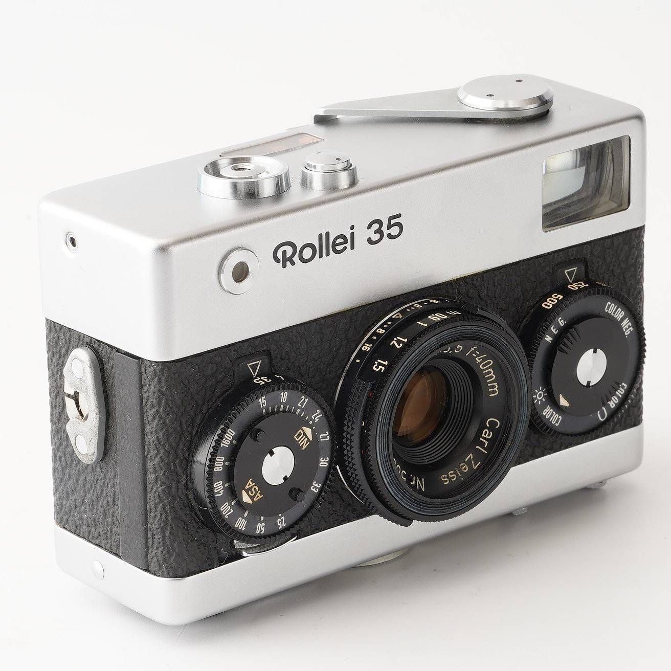 Rollei 35 シンガポール製　テッサー40ミリf/3.5　希少フィルター付 Rollei 35 シルバー Germany (Tessar 40mm f/3.5) – Doppietta-Tokyo