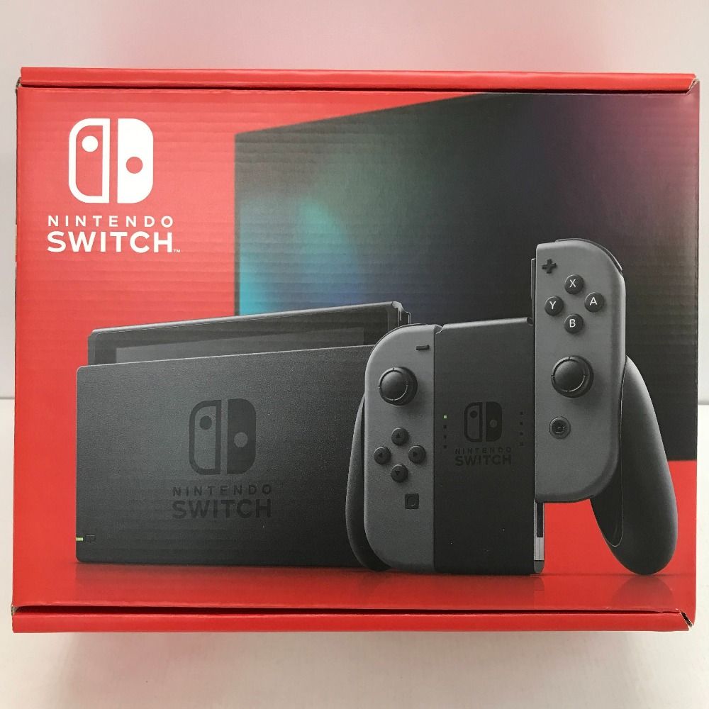 05w07985 未使用品 NintendoSwitch ニンテンドースイッチ 本体 Joy-Con(L)/(R) グレー 新型  ゲームハード  Nintendo Switch  【中古品】