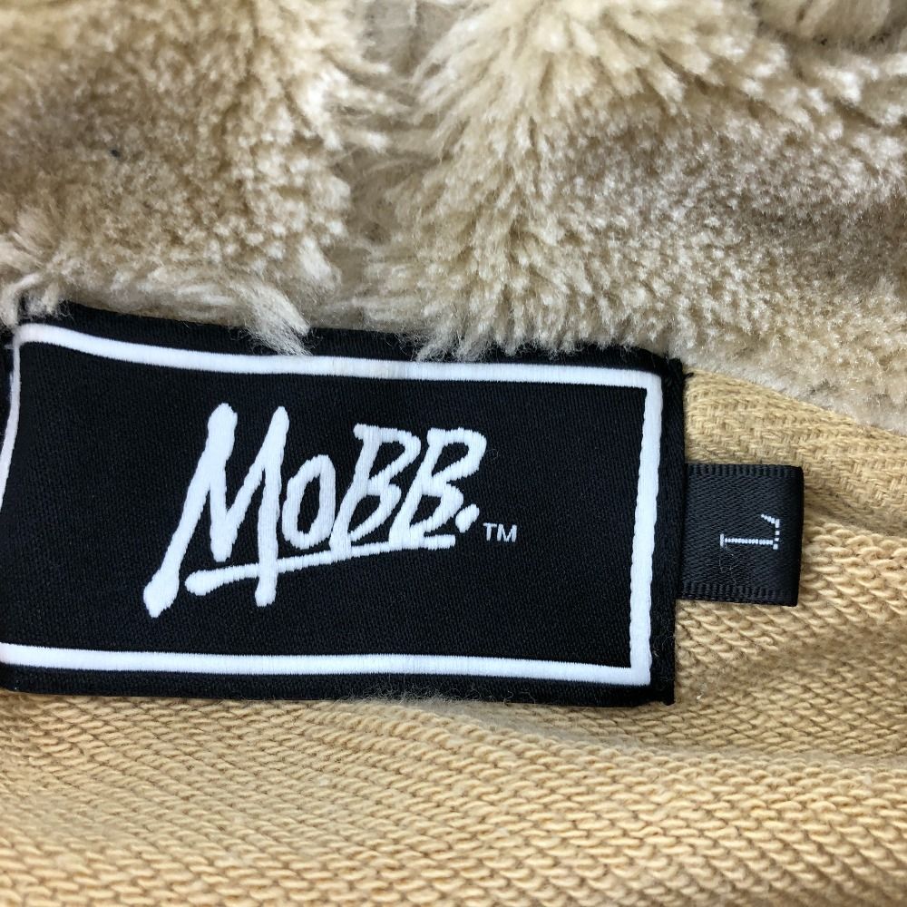 Mobbe Mサイズ パーカー 02w07443 モブ MOBB プルオーバーパーカー ベージュ L メンズ