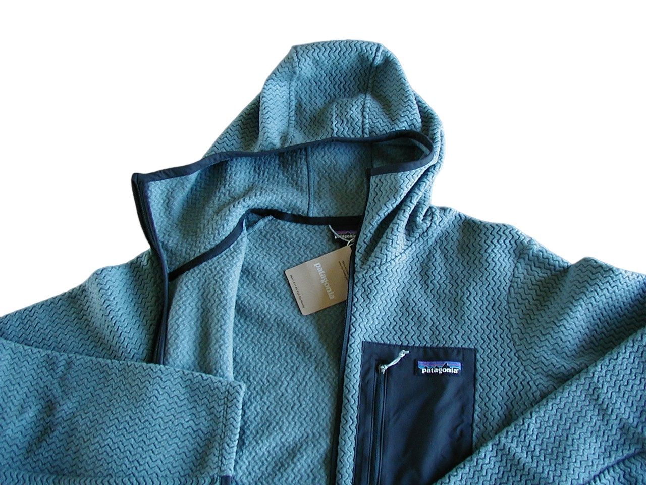 送料込 S パタゴニア M’s R1 エア フルジップ フーディ patagonia Nouveau Green NUVG