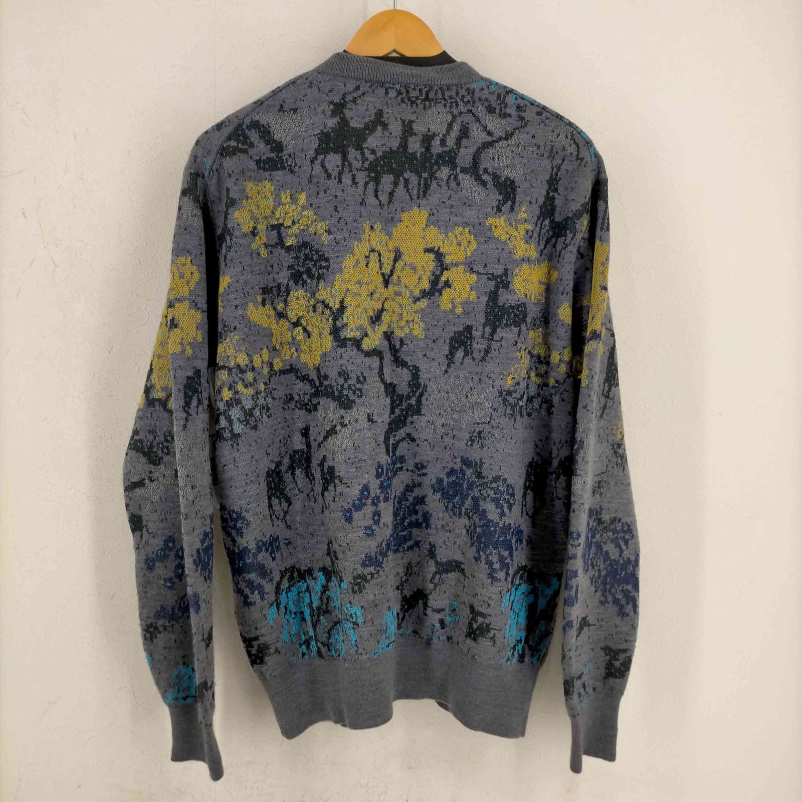 トーガビリリース TOGA VIRILIS 20AW 織り柄ニットカーディガン メンズ 