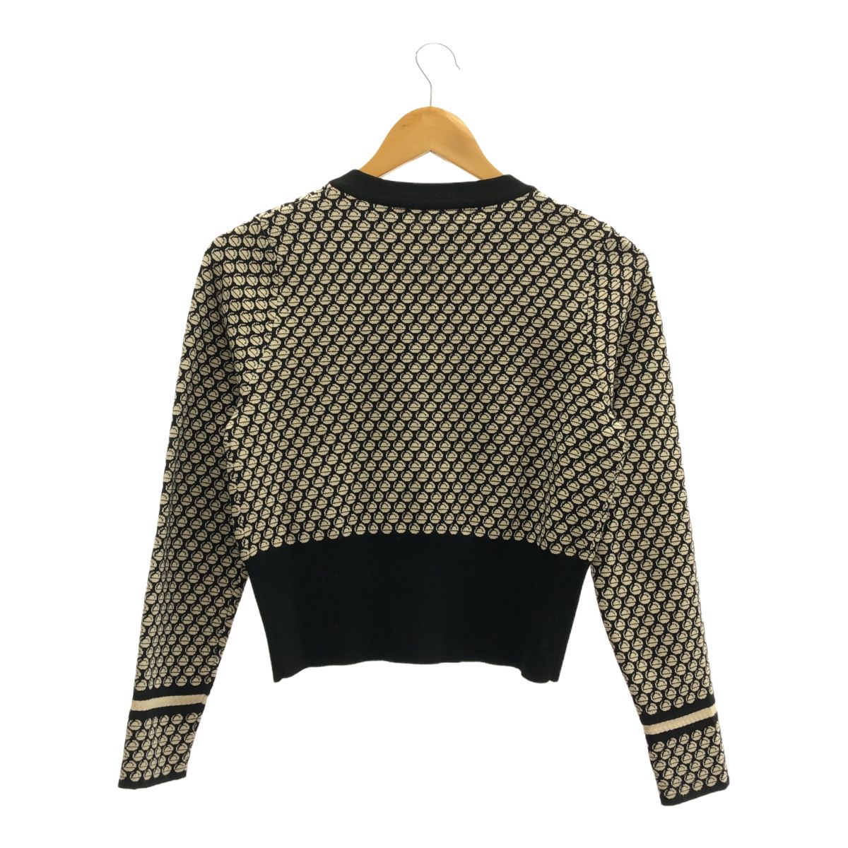 CORCOVADO コルコバード SNOWYカーディガン 黒 ブラック ゴールド  