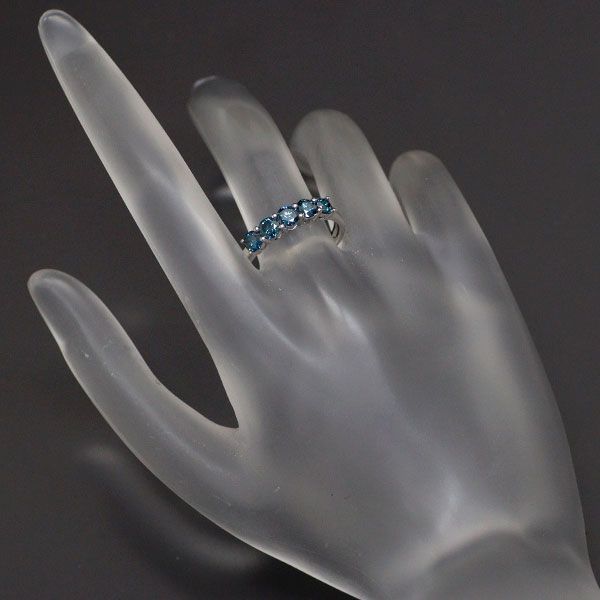 Pt950 トリートブルー ダイヤモンド リング 1.00ct - メルカリ
