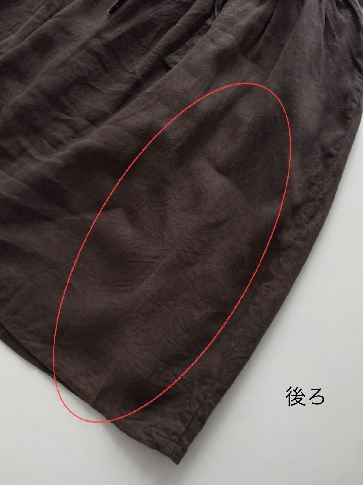 Anne number of 9 結局、年中着ていたエプロンワンピ-brown - メルカリ