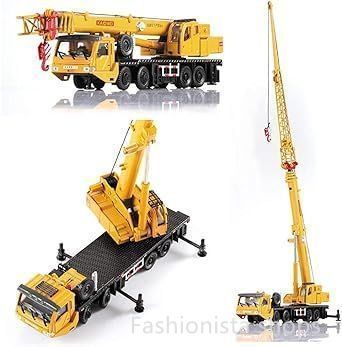 クレーン車 1/50スケール オレンジ Amazon.co.jp: Topsky 車模型 クレーン車 建設重機 建設車 1/55