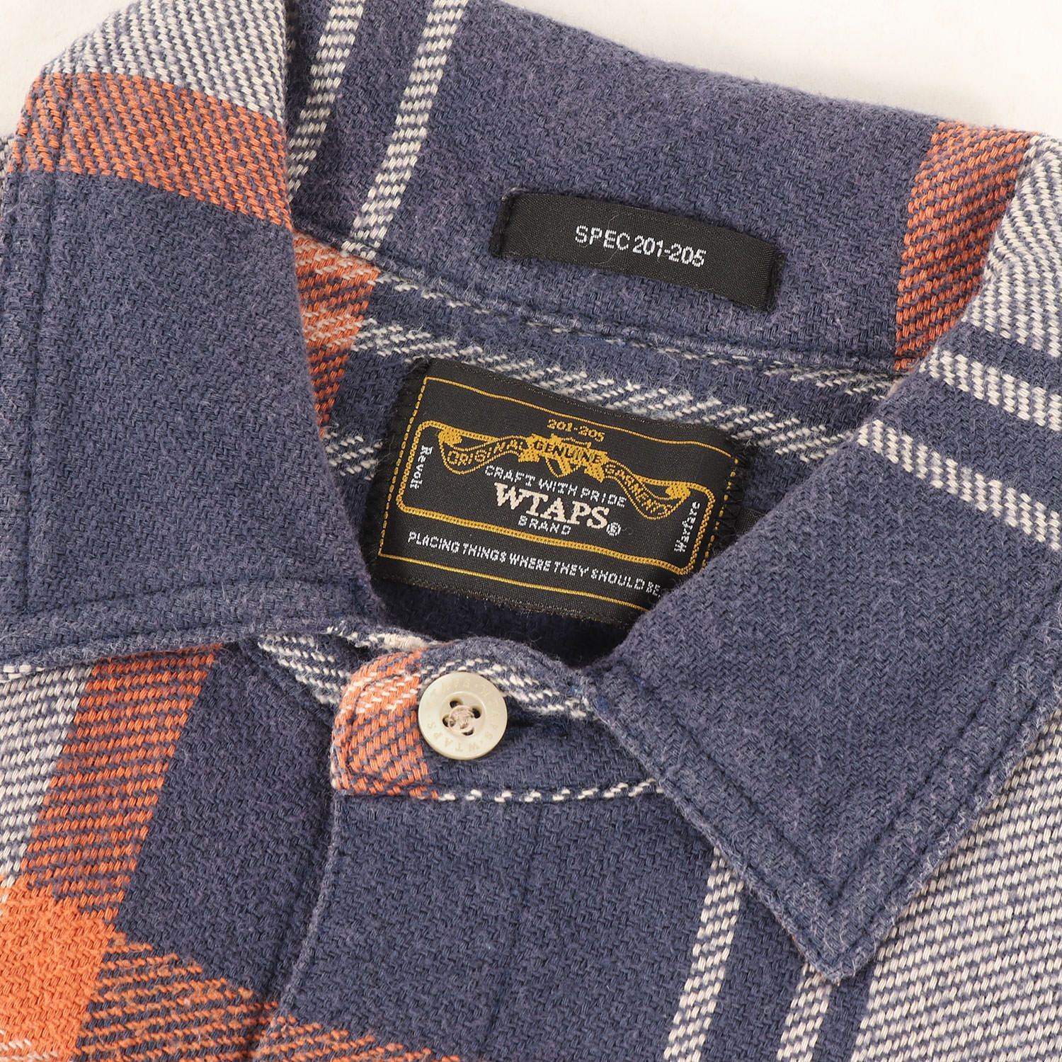 WTAPS ダブルタップス シャツ サイズ:S ヘビーウェイト チェック